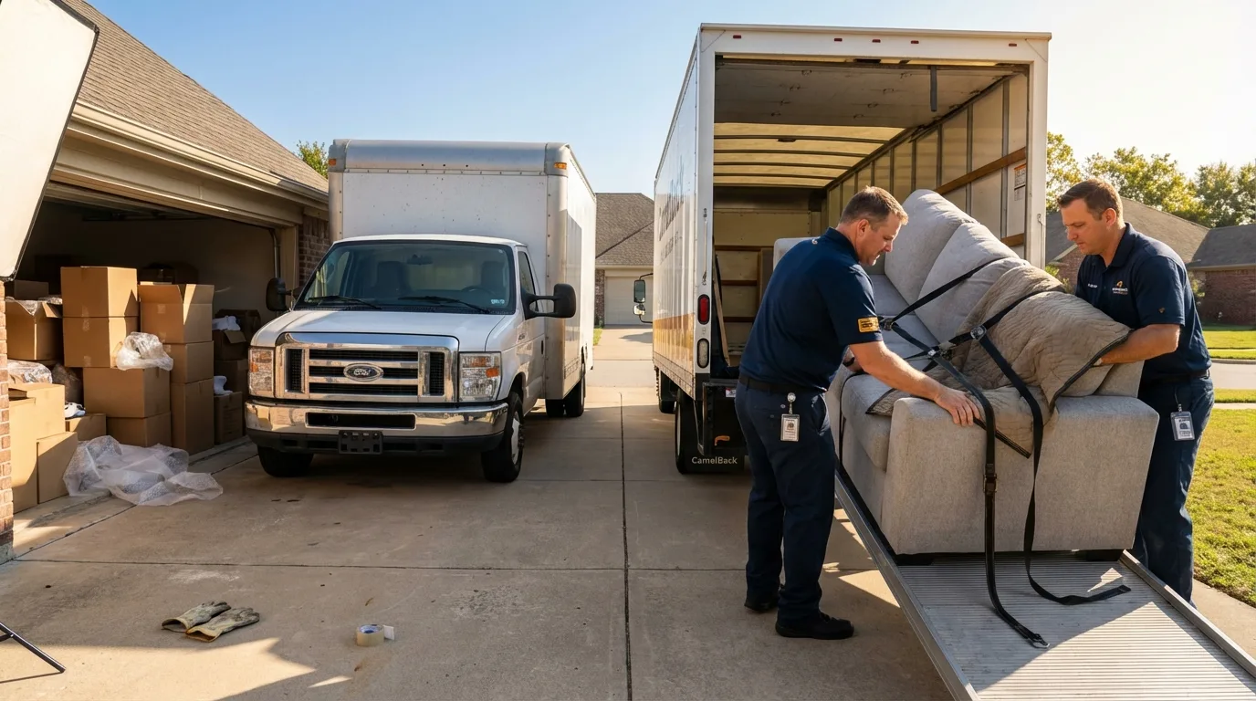 DIY truck vs professional crew comparison in Peach Springs